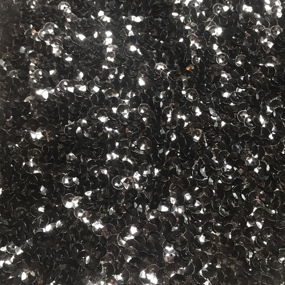 Amber Blue Sz S black sequin mini dress - Picture 3 of 6